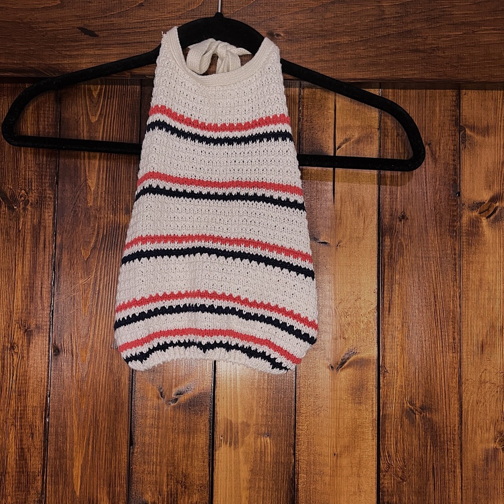 Ten Sixty Sherman, crochet halter top, small